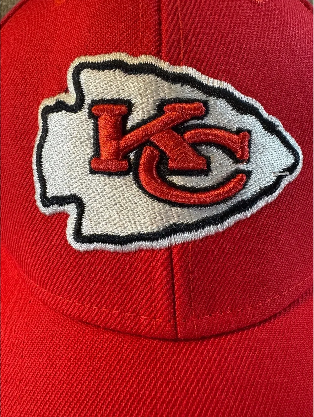 Kansas City Chiefs Youth Red/White Arrowhead Logo baseball hat